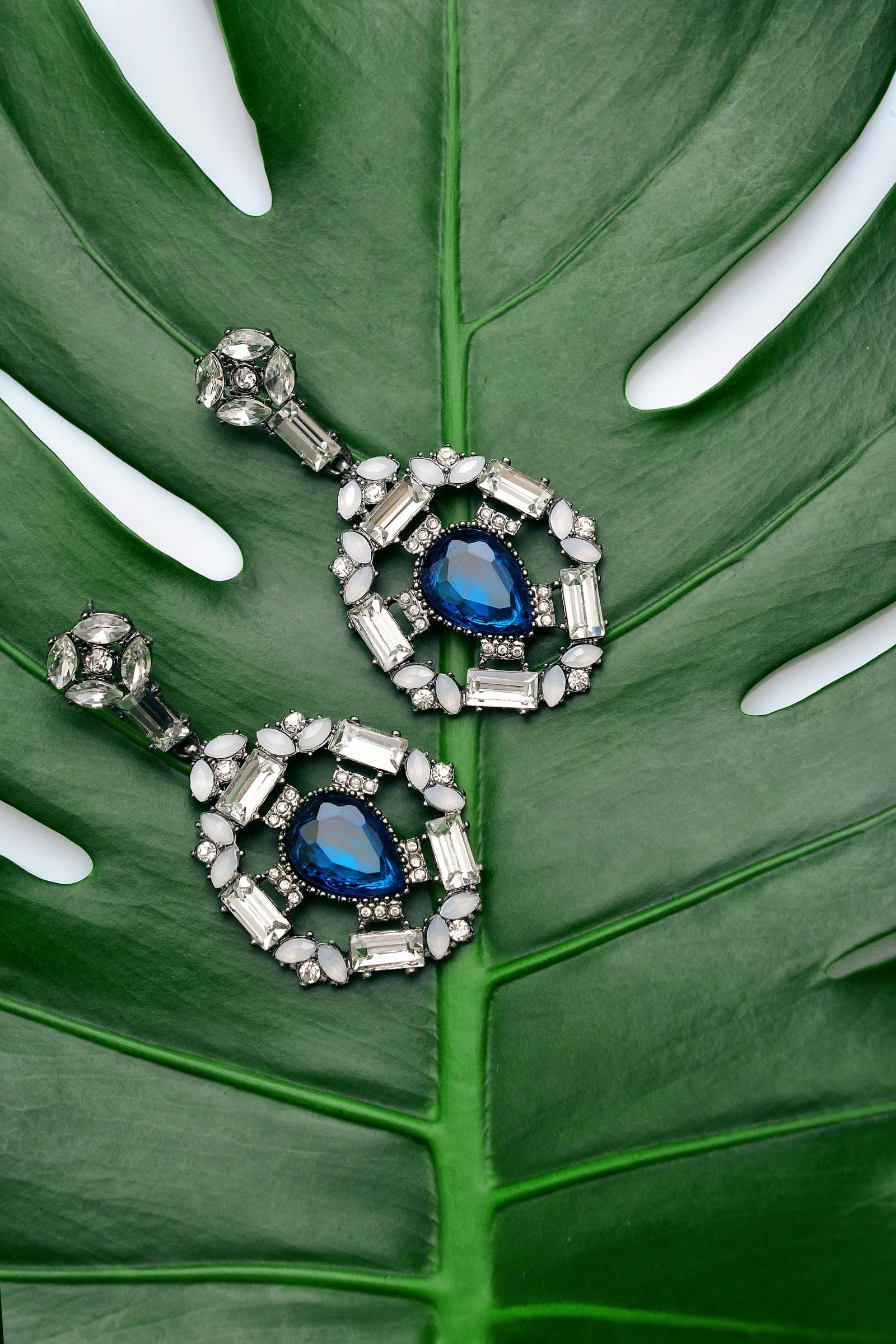 A line bracelet of small bright stones